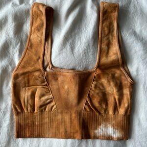 Free people good karma square-neck bra